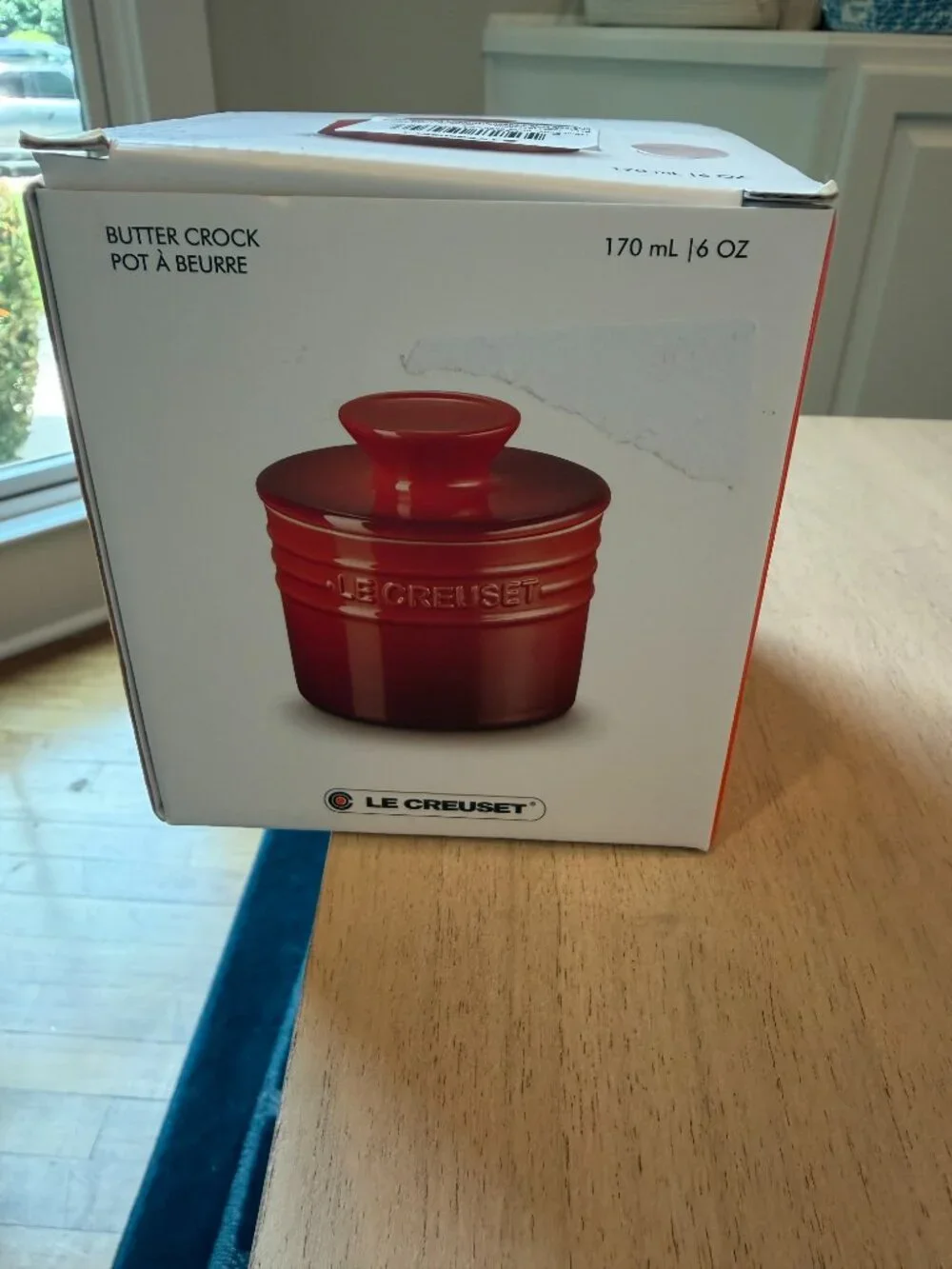 Le Creuset Brand New In Box Shell Pink Butter Bell